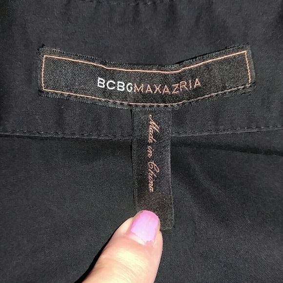 Black Button Top Bell Sleeves M - Picture 6 of 8